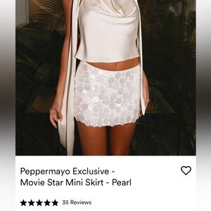 Peppermayo movie star mini skirt